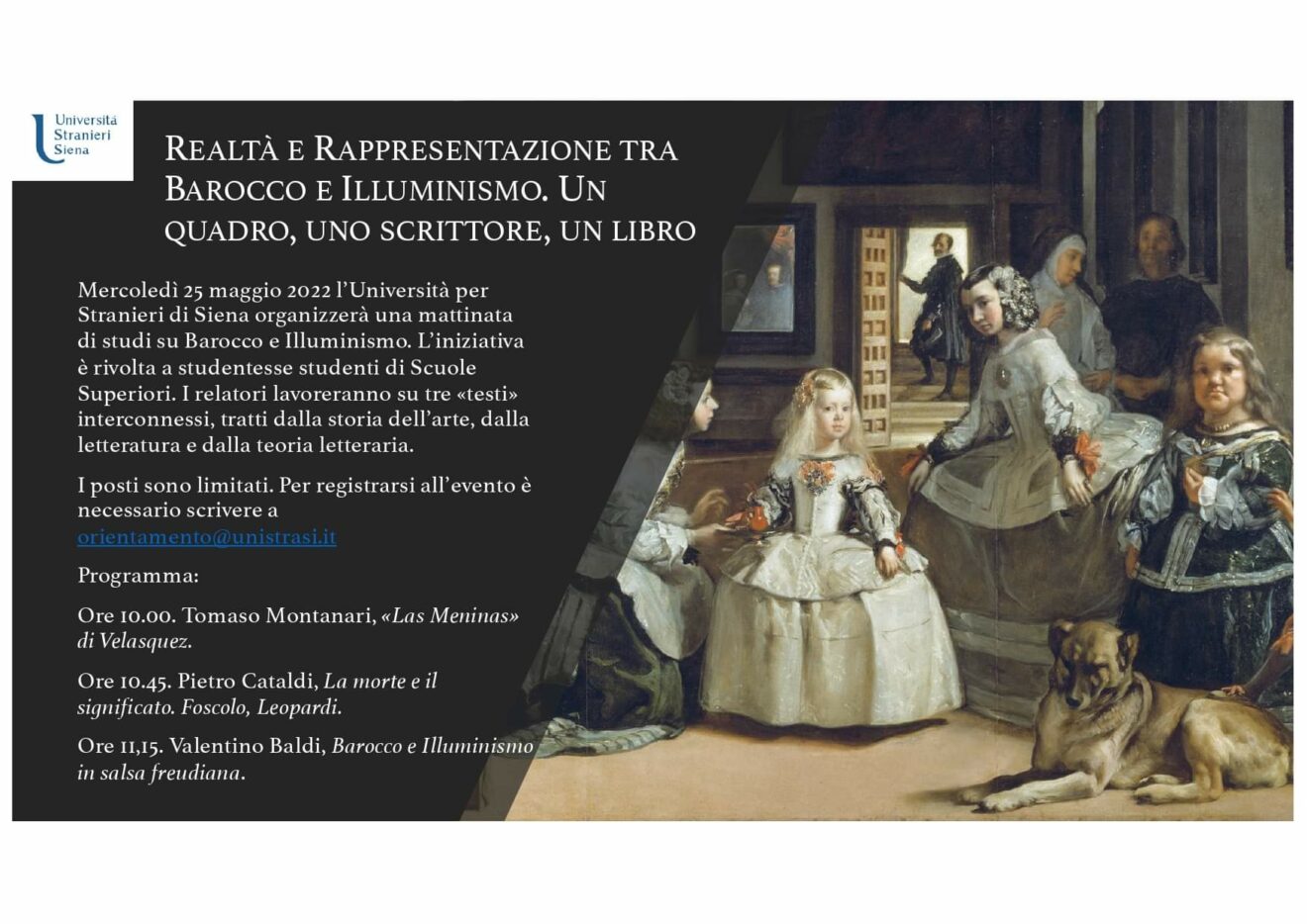 25/5/2022 - Realtà e rappresentazione tra Barocco e Illuminismo. Un quadro, uno scrittore, un libro
