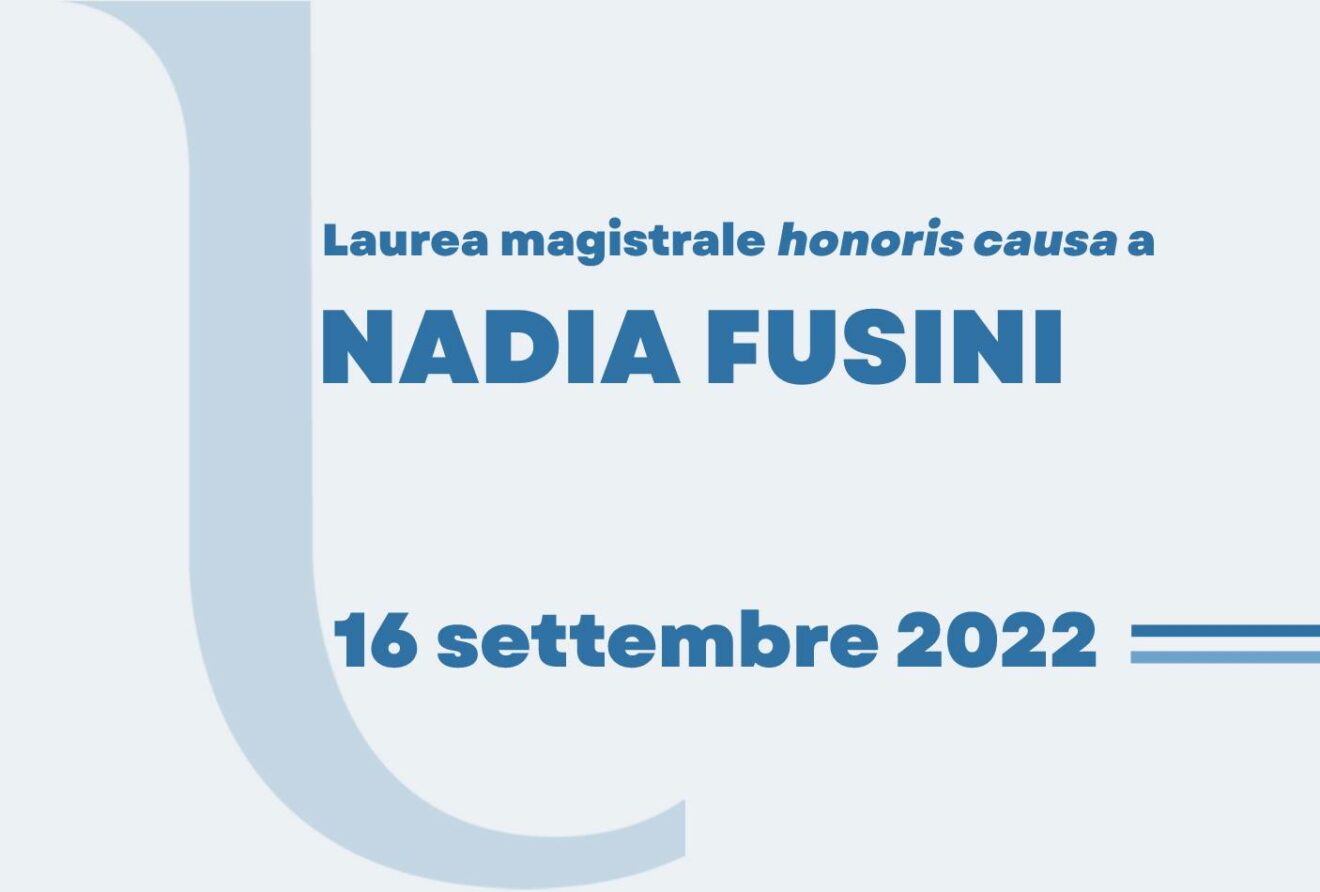 venerdì 16/9/2022 - Laurea Magistrale Honoris Causa a Nadia Fusini