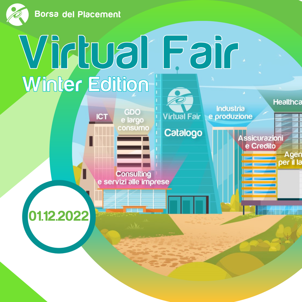 01/12/22 - Borsa del Placement: Virtual Fair Winter Edition