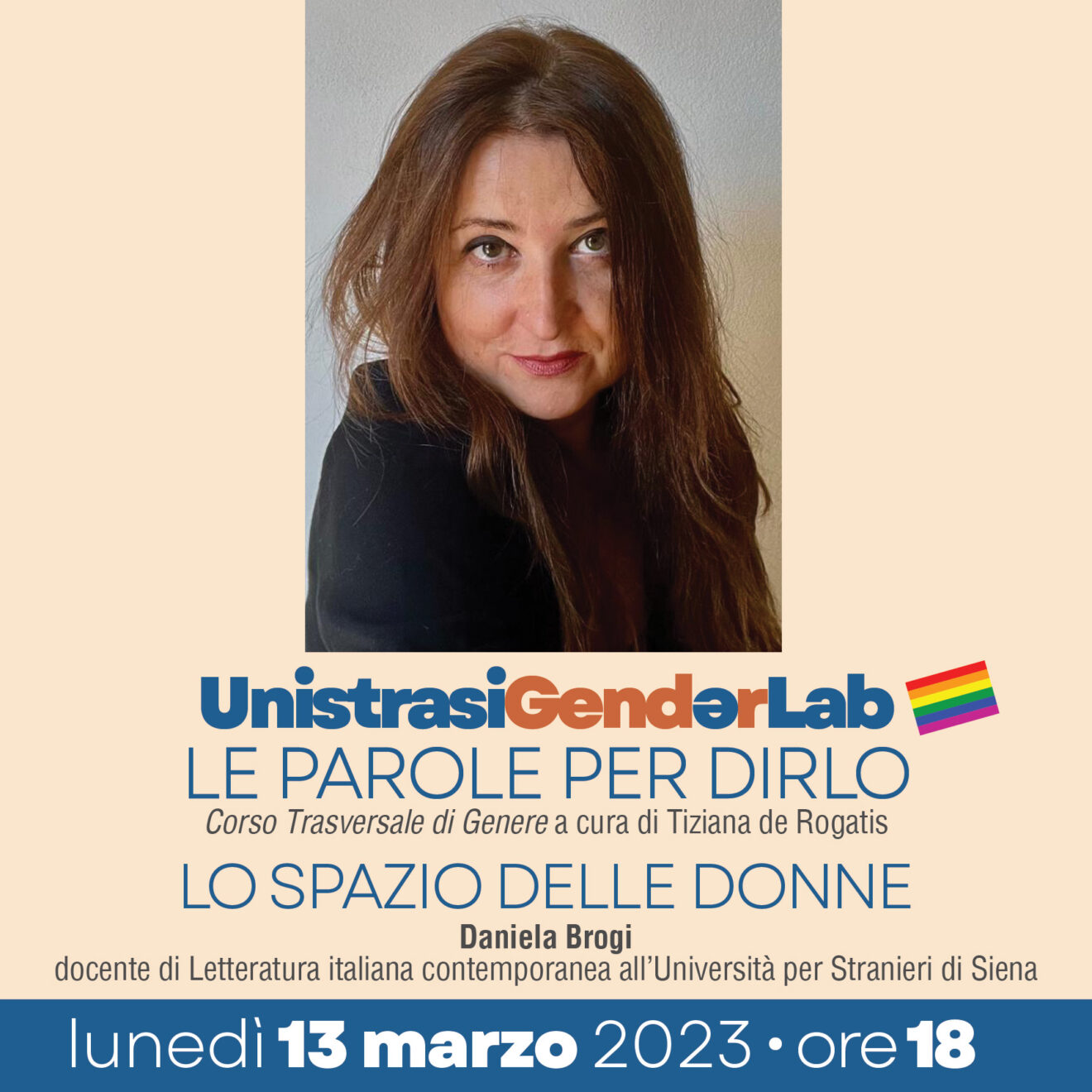 13/3/2023 - Sesto incontro online di UnistrasiGenderLab con Daniela Brogi
