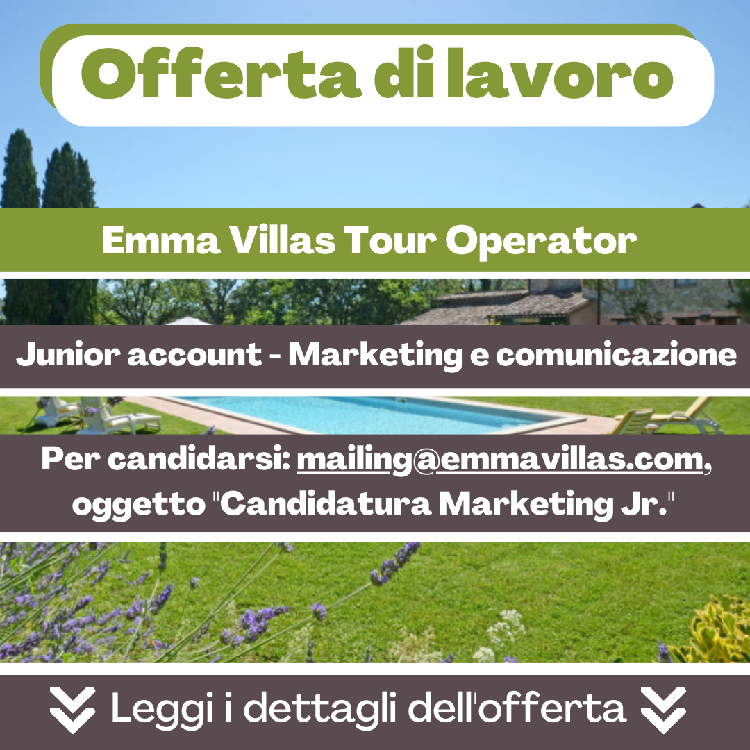 Offerta di lavoro in Emma Villas Tour Operator