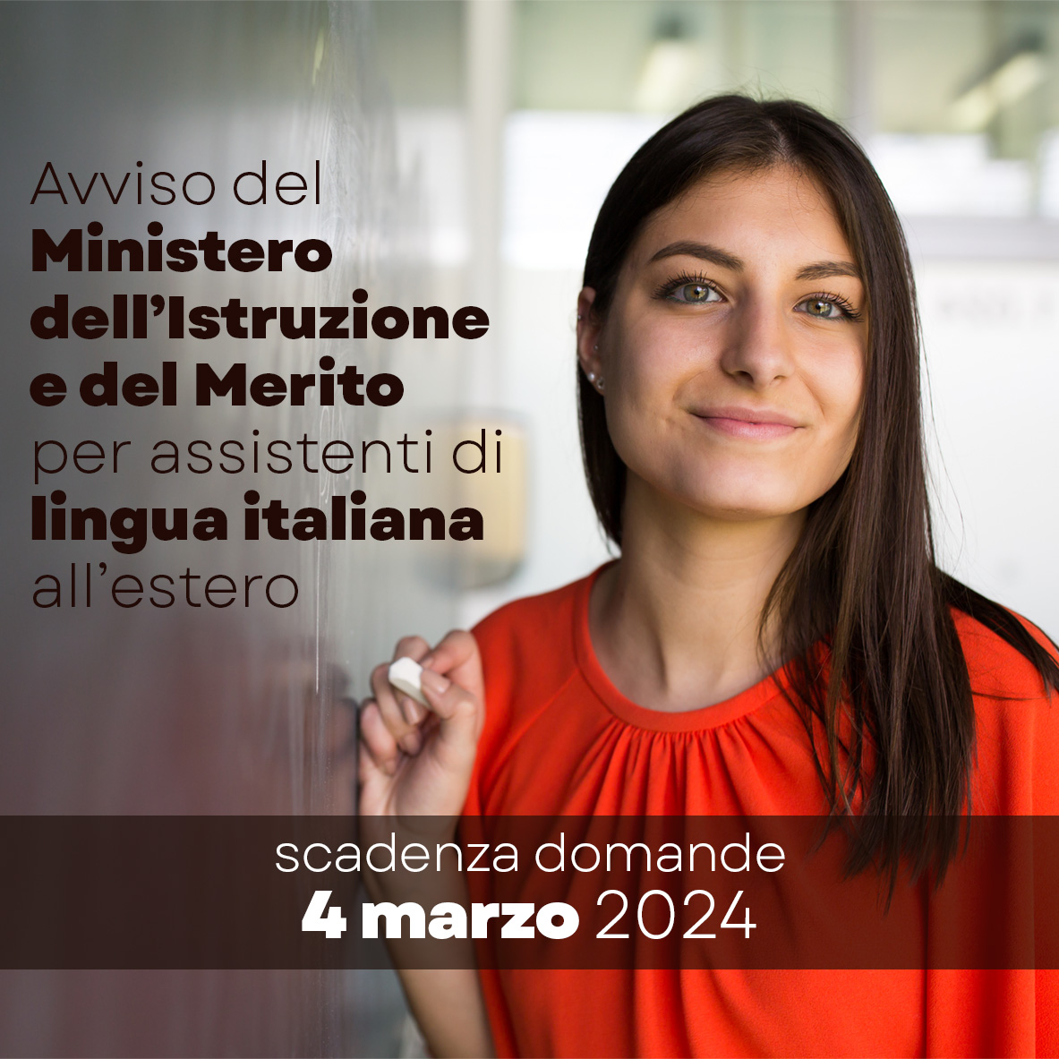 Opportunità per assistenti di lingua italiana all'estero - scadenza domande 4 marzo 2024