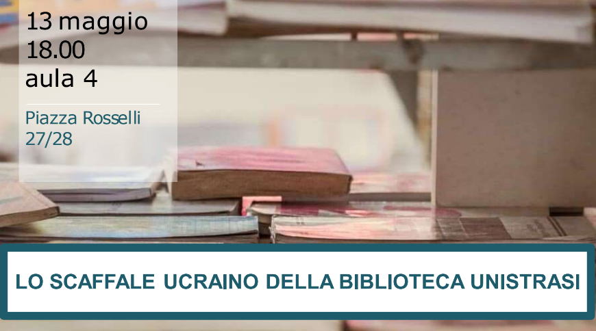 10 e 13/5/2024 - Eventi dedicati alla lingua e alla cultura ucraina