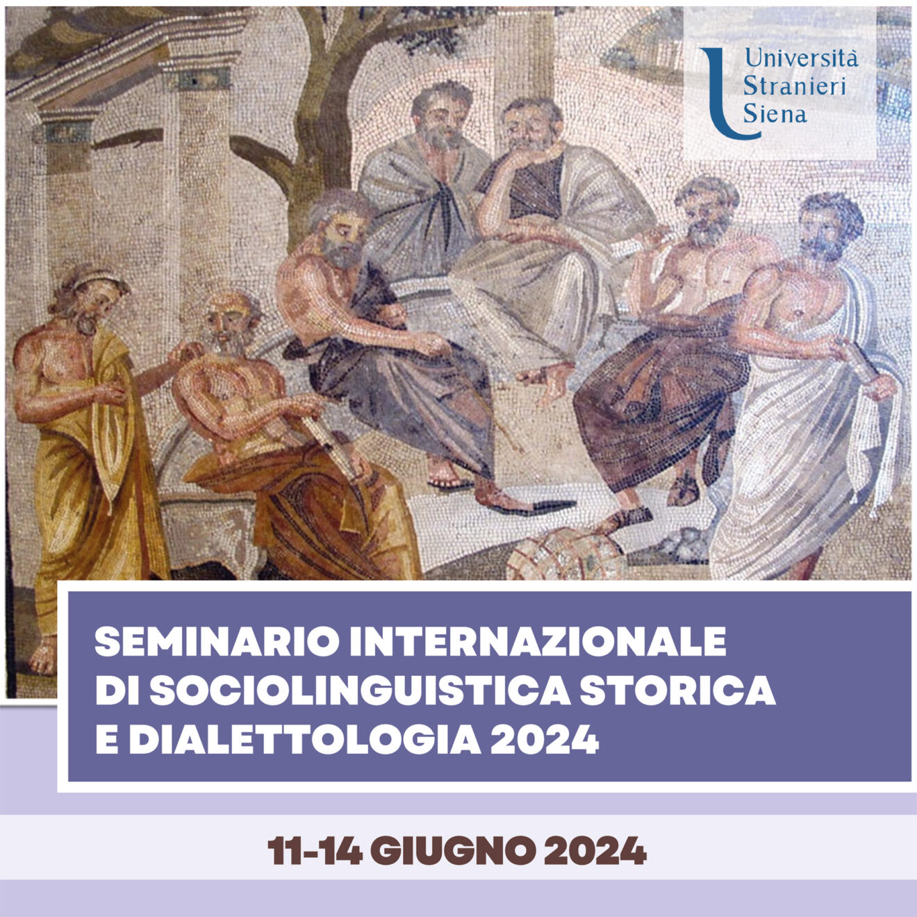 11-14/6/2024 - Seminario internazionale di Sociolinguistica Storica e Dialettologia - iscrizioni entro il 10 giugno 2024
