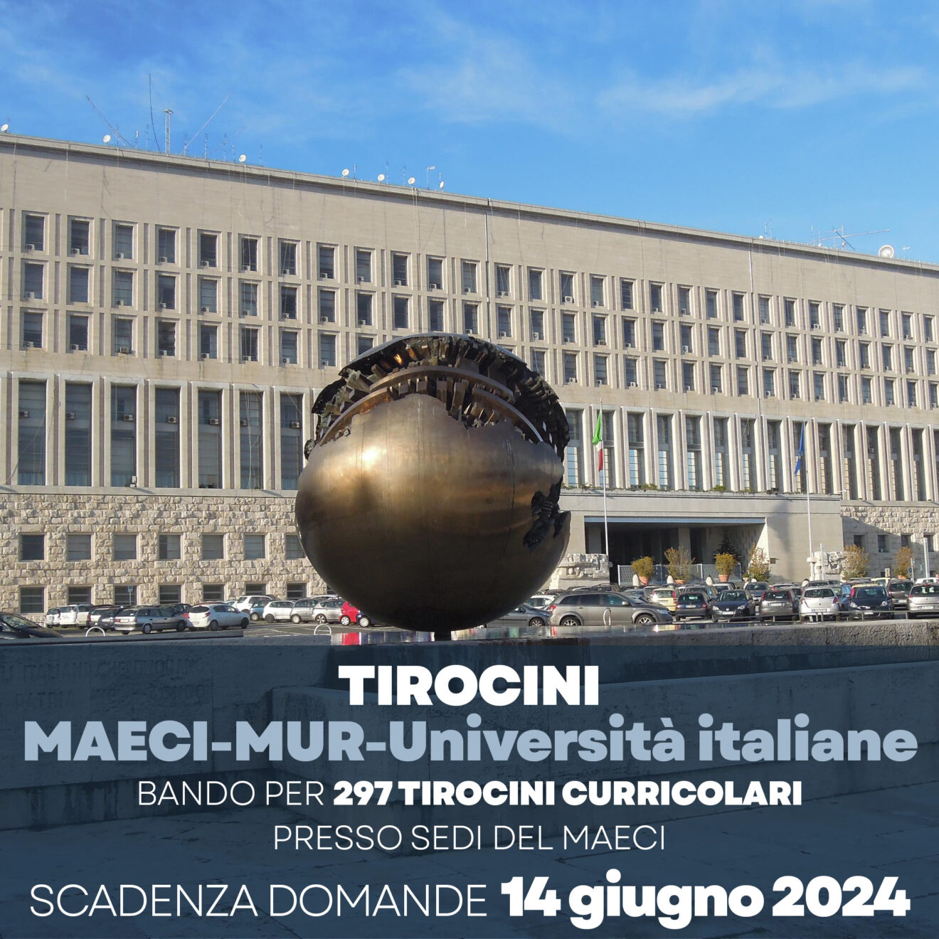 297 tirocini MAECI presso rappresentanze diplomatiche - domande entro il 14 giugno 2024