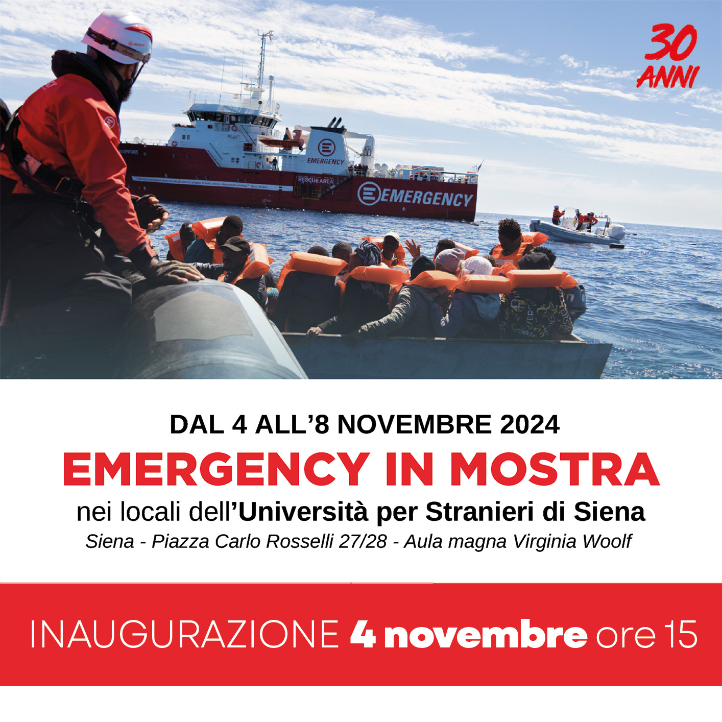 4-8/11/2024 - EMERGENCY in mostra