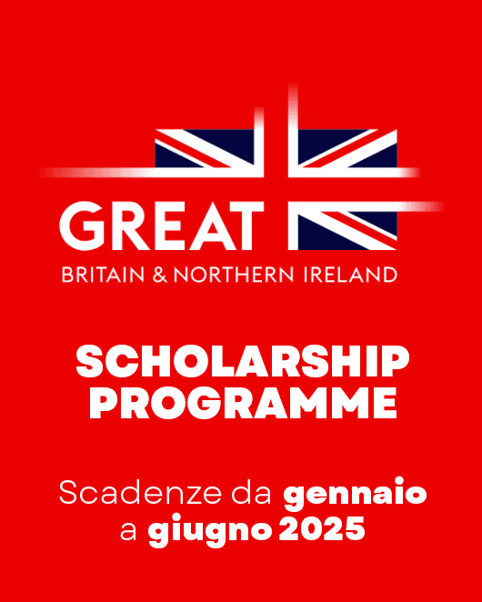 GREAT Scholarships Programme - scadenze dal 16 gennaio al 1 giugno 2025