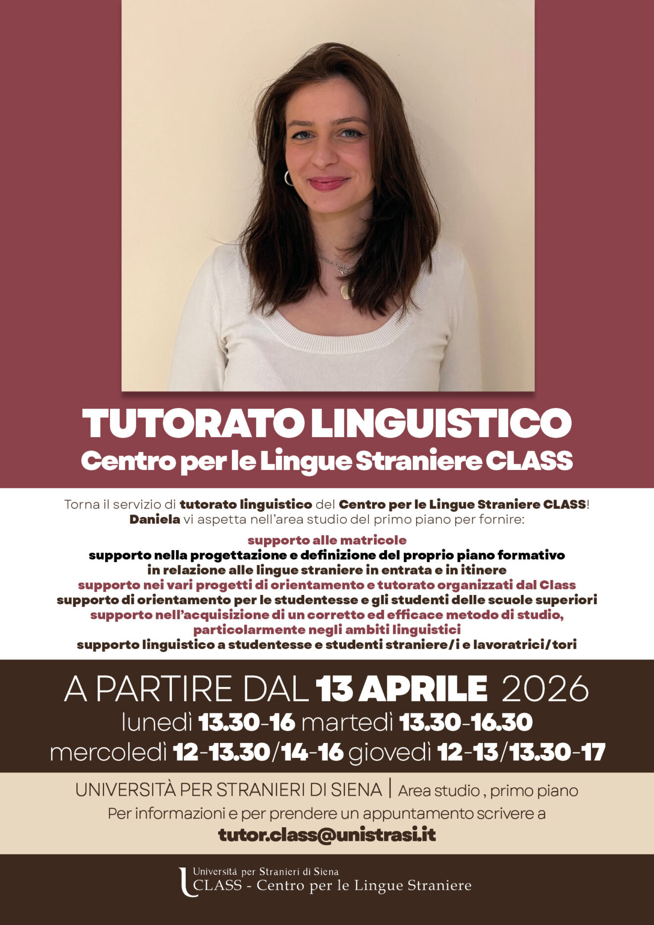 Tutorato linguistico Centro CLASS